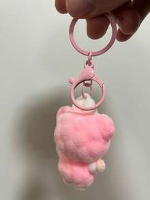 1 Lovebubu Timi Bear Velvet Keychain, Couple Keychain, Backpack Pendant, Holiday Party, Lovebubu, Small Pendant Creative Small Gift, Backpack Small Pendant, Car Keychain.