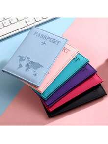 Wielofunkcyjny podróżny pokrowiec na paszport z PU i kieszenią na bilety, portfel na paszport, przenośna okładka na paszport, składany pokrowiec na paszport, uchwyt na dowód osobisty, przegródki na karty kredytowe, portfel na dokumenty, etui na karty, organizer na dokumenty podróżne, etui na karty kredytowe, unisex, niezbędny w podróży, podróż samolotem, wakacje letnie, powrót do szkoły, akcesoria podróżne, niezbędny w podróży - Wielokolorowe - Zobacz 6