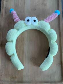 1 pieza Diadema con diseño de ojos grandes y expresivos de dibujos animados, accesorio de cabeza para otoño/invierno, banda para el cabello, máscara facial de dibujos animados para mujer, accesorios para el cabello, regalo perfecto para amigas, a juego con atuendos. - Multicolor - Ver 4