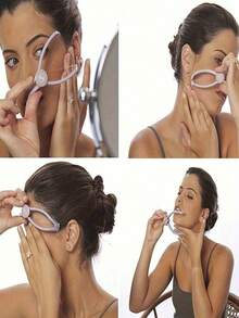 1 aparat de îndepărtare a părului facial, dispozitiv manual de îndepărtare a părului, clemă de îndepărtare a părului cu ață, instrument de ras facial, inodor, instrument de tuns pentru femei.