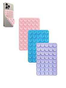 1pc, 40pcs Classic Silicone Suction Cup Double-Sided Handheld Selfie Stick And Stand, Multi-Functional Sticky Phone Holder, Reusable Sticky Pad For Phone Stand Or Grip, For Selfie, Video Etc. - Easy Stick, Easy Clean, Compatible With IPhone And Android - Ideal For Shower, Video Recording And Photography Compatible With IPhone, Android Phone, Gift For Birthday, Family, Friends Gifts Birthday Bathroom Phone Accessories Sticky Stand - Multicolor - View 32