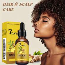 EELHOE 7-Day Ginger Hair Oil Essence - Ginger Essence Nourishing Hair Care, Scalp Massage Treatment, Perfect Mother's Day Gift, Great For Valentine's Day And Mother's Day, Ideal Present For Women/Me - 黃色的 - 查看 5