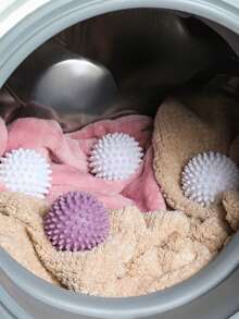 16pcs Reusable Laundry Balls, Extra Large Laundry Cleaning Balls, Magic Bumpy Textured Balls For -Free Washing, Dryer Balls To Speed Up Drying, Stain Removal And Anti-Wrap Laundry Balls, Suitable For Tumble Dryers, Prevents Clothing Tangling - Multicolor - View 4