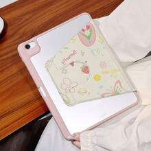 Butterfly Y-Shaped Foldable Stand, High-Definition UV Printing, 360° Rotatable IPad Protective Case, Compatible With Ipad 11 2025, IPad Air 11/13 2025 M3, IPad Air (M2) 11/13 Inch, IPad Air 4/5/6 10.9inch, IPad Pro 11 Inch, IPad Pro 12.9 Inch, IPad 10.2 Inch, IPad 9th/10th Generation, IPad 10.9/Air5/Air4 (10.9in), IPad Pro 2018 (11in), IPad Pro 20/21/22 (11in), IPad Air 2024 11in, IPad Air6/Air 7 11in 2025, IPad Mini6/Mini7 8.3in, IPad 2017/2018/Air1 And Other Models, Protective Cover Design, Support Multi-Angle Adjustment, Six-Way Stand Placement, Built-In Pen Slot, Transparent Back Cover, Anti-Drop Protection, Auto Wake/Sleep Function - Multicolor - View 4