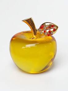 1pc Crystal Apple Creative Gift, Holiday Decor Craft, Car & Home Decoration, Valentine's Day Gift, Romantic Decor For Boyfriend, Girlfriend, Best Friend, Birthday Present - Multicolor - View 8