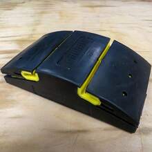 ALLWAY RB1 Bloque de lijado de goma negro - como en la foto - Ver 5