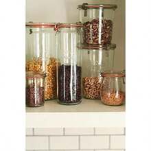 VERSAINSECT - 1.5L Glass Jars with Large Storage Capacity - Preserving Jars with Airtight Lids Suitable for Pickling - Heat Resistant Canning Jars - Microwave Safe - 1 Jar with Glass Lid 54 fl. oz - Transparente - Ver 4