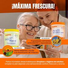 Pack de Paños para Baño Corporal y Toallitas Húmedas para Adultos 160 Toallitas Humedas - Pack de 2 Botes Paños para enfermos - Limpieza Profunda Refresco y Suavidad - Libre de Alcohol WAIPY - 160 paos - Ver 3