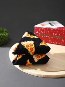 These High-Quality, Realistic Pizza-Patterned Mid-Calf Socks Are A New Arrival For 2026. Suitable For Both Men And Women, And Can Be Worn Year-Round, They Are Fun, Comfortable, And Soft, Making Them An Ideal Choice For Many Holidays Such As Halloween, Christmas, Thanksgiving, Carnival, Easter, Parties, Birthdays, And Valentine's Day. Stylish And Colorful, They Also Make Excellent Gifts For Friends And Family.