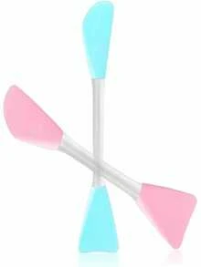 硅胶面膜刷，面部泥膜涂抹刷，柔软灵活，适用于涂抹面膜、睡眠面膜、泥状面膜、身体乳液面膜等，美容工具化妆刷。 - 彩色 - 查看 10