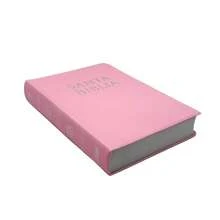 Biblia RVR 1960 Letra grande vinil rosa edición especial, tamaño manual. - Libro único - Ver 4