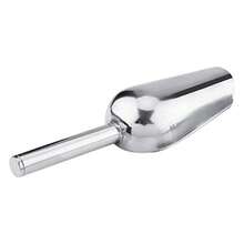 GLOGLOW Cuchara de hielo para alimentos Sweet Scoops Juego de Acero Inoxidable Dry Goods Tongs Candy Scoops para Wedding Candy Buffet Bar Home Kitchen 5 Palas - Plata - Ver 4