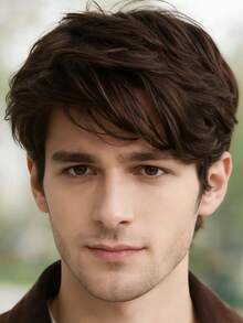 10 Inch Fashion Wig, Comfortable To Wear, Suitable For All Men's Daily Attire - Multicolor - View 3