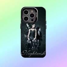 Funda de teléfono Rock Band N- Lanternlight para 17, 16, 15, 14, 13, 12, 11 Plus, Pro Max, funda de teléfono colorida con parte trasera plateada - z8 - Ver 5