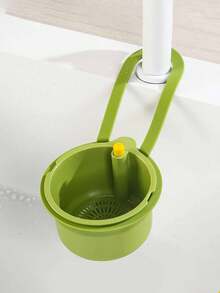 Press-Type Hands-Free Draining Basket, Food Residue Filter Basket, Hanging Sink Draining Basket, One-Button Press Draining Basket, Kitchen Plant Rack, Faucet Draining Basket, Detachable Draining Basket, Kitchen Storage, Sponge Draining - Multicolor - View 8