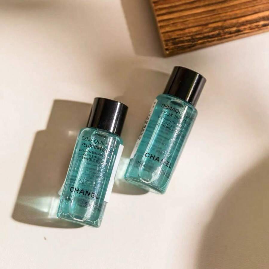 [Kích thước du lịch - 10ml] Nước tẩy trang mắt và môi hai lớp CHANEL - 10ml - Màu xanh lam - Xem 1