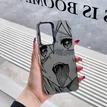 Funda de Teléfono Creativa de Chica de Ojos Estrellados Compatible con Xiaomi Redmi Note 11, 12, 12S, 13, 14 Pro Plus, 10C, 12C, 13C, A1, A2, A5, K60 Ultra 4G 5G, Parte Trasera Mate a Prueba de Golpes - Mezcla de colores - Ver 1