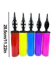 1/2/3pcs Hand-Held Balloon Pump Set, Dual-Direction Manual Balloon Pump - Party, Wedding, Birthday, Special Event Supplies/Balloon Inflation Tool, Convenient And Effortless/Inflator/Pump, Essential For Christmas, Halloween, New Year, Festivals, Random Color And Style - Multicolor - View 11