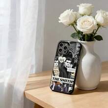 Funda de teléfono Rock-The-S-Smiths para iPhone17,16,15,14,13,12,11 Plus, Pro Max, funda de teléfono negra y plateada - z2 - Ver 11