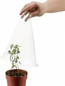 植物园植物罩套装，10件套植物罩，可重复使用的植物罩，保护植物免受鸟类、霜冻、蜗牛等侵害 - B - 查看 7