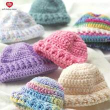 Red Heart Soft Baby Steps - Hilo blanco - Paquete de 3 unidades de 141 g 5 oz - Acrílico - 4 Medianos Peinado - 256 yardas - Tejer Crochet - Blanco - Ver 4