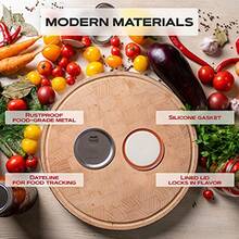 Wide Mouth Canning Lids 50-Pack Create Airtight Seals on Mason Jars to Preserve Food for Meal Prep and Emergency Food Storage 3.4 In. Metal Lids with Silicone Seals Canning Supplies by FORJARS - Plateado - Ver 3