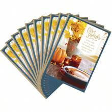 YQQ Hallmark Dayspring Pack of Religious Thanksgiving Cards Give Thanks 10 Cards with Envelopes 799THJ10691190 - como en la foto - Ver 1