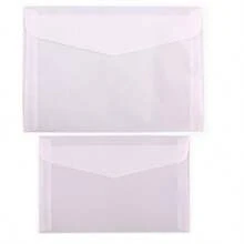 20入組半透明啞硫酸紙封套,創意邀請/郵件封套