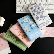 Oil Painting 100 Envelopes Money Saving Challenge New Save Money Mini Binder Savings Challenge Reusable Savings Challenges Sheets,Transparent Cover - Perfect For Cash Management & School Supplies, Cash Envelope System | Compact Money Saving Binder - Multicolor - View 5