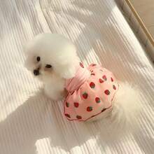 Vestido de tul de verano ligero para mascotas para Pomerania, Bichón Frisé, Caniche, Yorkshire Terrier, Schnauzer y otros perros pequeños - Rosa Pálido - Ver 1