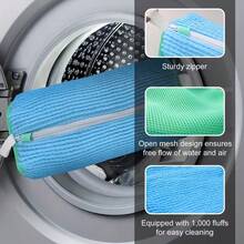 Durable Shoe Wash Bag, Suitable For All Shoe Types - Sturdy Polyester Zipper Closure, Soft Lining, Reusable, Great For Athletic, Casual And Dress Shoes - Multicolor - View 4