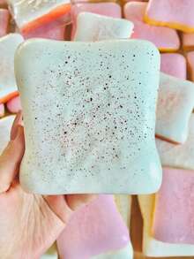 1pc Super Soft Butter Toast Squishy Stress Relief Squeeze Toy - Perfect Gift For Birthday, Holiday, Christmas, Halloween - Multicolor - View 4