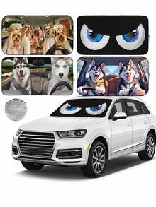 210T Foldable Car Windshield Sun Shade, Keeps Vehicle Cool