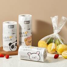 Thicked Disposable Food Plastic Bag With Handle Fruit Vegetable Storage Bag Fridge Fresh-Keeping Bag Kitchen Packaging Bag - Multicolor - View 12