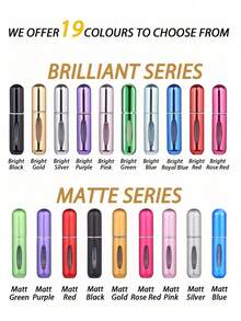 Refillable Perfume Spray Bottle, Atomizer Bottle, Empty Perfume Bottle, Portable Travel Perfume Decanter, Exquisite Small Bottle, Fine Mist Spray, Essential Back-To-School Item - Multicolor - View 10