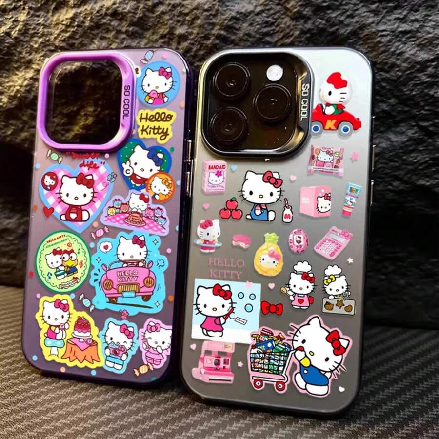 SANRIO Funda con Etiqueta de Hello Kitty de Dibujos Animados para 17/16/15/14/13/12/11 Gram Note 20 - 1 - Ver 1