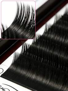 0.10 J B C D Curl Fluffy & Fine Cluster Fake Eyelashes, DIY Thick False Eyelashes Set, Mixed Length 11mm, Matte Black, Professional Makeup Supplies - 11mm - View 9