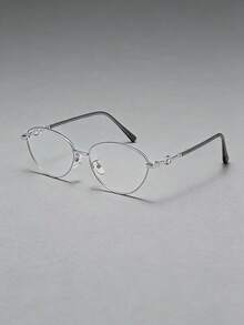 نظارة شمسية كاجوال للنساء بإطار بيضاوي عتيق الطراز، مناسبة للاستخدام اليومي قطعة واحدة