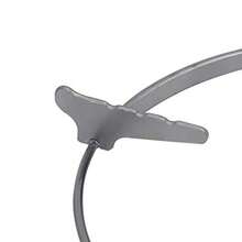 Doble agujero Gas Soporte de gas estufa Cocina Accesorios Cooktop Pan en rack de acero Pan Apoyo - plateado - Ver 4