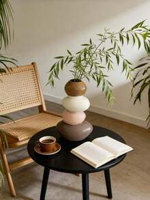 1 قطعة من مجموعة تماثيل إناء زهور محفور من الراتنج بتصميم إلهي هندسي، ديكور أنيق وعصري مناسب كهدية للمنزل والمكتب، عيد ميلاد، تخرج، عيد الميلاد - متعدد الألوان - مشاهدة 11