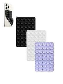 1pc, 40pcs Classic Silicone Suction Cup Double-Sided Handheld Selfie Stick And Stand, Multi-Functional Sticky Phone Holder, Reusable Sticky Pad For Phone Stand Or Grip, For Selfie, Video Etc. - Easy Stick, Easy Clean, Compatible With IPhone And Android - Ideal For Shower, Video Recording And Photography Compatible With IPhone, Android Phone, Gift For Birthday, Family, Friends Gifts Birthday Bathroom Phone Accessories Sticky Stand - Multicolor - View 44