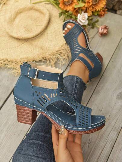 01Women's Beige Cut-Out Block Heel Sandals 2025 - Retro Lace-Up Ankle Strap Summer Shoes - Breathable Casual Mid Heel Mules,11Retro Wooden Heel Sandals For Women - Breathable Cut-Out Design White Summer Shoes - Comfortable Chunky Heel Ankle Strap Wedges,Women's Strappy Cut-Out Heeled Sandals - Beige Casual Shoes For Daily Wear - Comfortable Walking Shoes With Adjustable Buckle,Bohemian Summer Sandals With Block Heel - Beige Beach Wedding Guest Shoes - Elegant Cut-Out Designer Heels For Women,Chunky Heel Mule Sandals With Ankle Strap - Women's Fashion Breathable Shoes - Neutral Color Shoes To Match Dresses & Jeans