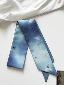 Set de 8 piezas de pañuelos de pelo con lazo francés de colores múltiples para mujeres, accesorios de moda versátiles y vintage adecuados para uso diario - Multicolor - Ver 5