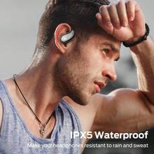 Monster Open Ear AC360 Audífonos Auriculares Bluetooth Rotativos con Cordón Bluetooth 6.0 Mejorado  Cómodos Llamada Clara Control Táctil 24h de Reproducción Resistente al Agua IPX5 -0002 - Negro - Ver 5