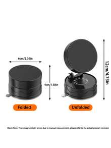 1个强力金属磁性手机支架 - 吸盘稳固，家居收纳必备，时尚手机支架，优质吸盘配件，适用于家庭、汽车、厨房、浴室等场所 - A - 查看 9