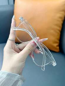 1pc Anti-Blue Light Glasses, Unisex Computer/Reading/Gaming/TV/Phone Glasses, Prevent Eye Fatigue And UV, Sports Glasses - Multicolor - View 5