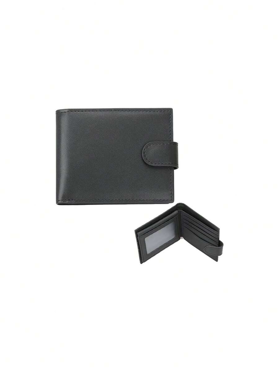 Carteras para Caballero, Cartera Hombre con Protección RFID, Billetera de Cuero para Hombre,36933338 - Azul Marino - Ver 1