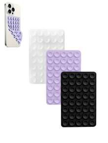 1pc, 40pcs Classic Silicone Suction Cup Double-Sided Handheld Selfie Stick And Stand, Multi-Functional Sticky Phone Holder, Reusable Sticky Pad For Phone Stand Or Grip, For Selfie, Video Etc. - Easy Stick, Easy Clean, Compatible With IPhone And Android - Ideal For Shower, Video Recording And Photography Compatible With IPhone, Android Phone, Gift For Birthday, Family, Friends Gifts Birthday Bathroom Phone Accessories Sticky Stand - Multicolor - View 55