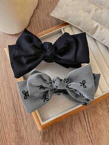 1pc High Ponytail Bun Claw Clip, Solid Color Butterfly Elegant Polyester (Polyester) Acrylic Hair Claw Clip Hair Accessories Women Hair Clips Fashion Hair Clutch Casual Hair Jaw Clip