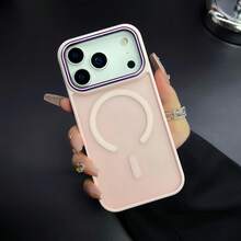 1pc Matte Finish Anti-Slip 2-In-1 Magnetic Protective Case/Cover Compatible With IPhone 11/11 Pro/11 Pro Max/12/12 Pro/12 Pro Max/13/13 Pro/13 Pro Max/14/14 Pro/14 Pro Max/15/15 Pro/15 Plus/15 Pro Max/16/16 Pro/16 Pro Max/16 Plus/17/17 Pro/17 Pro Max/17 Air